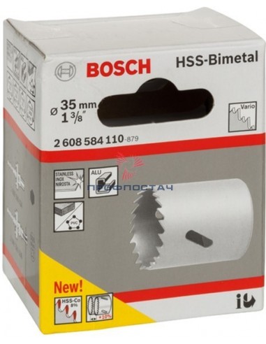 Коронка HSS-BiMetal 35 мм Standart//Bosch