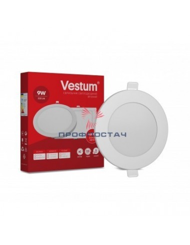 Светильник LED врізний круглий Vestum 9W 4000K 220V