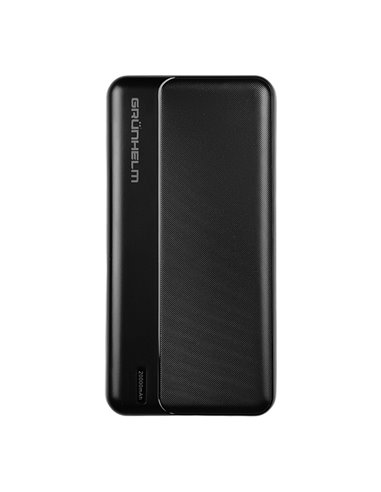 Power Bank, Портативна батарея 20.000 mAh, чорний - GP-20B (GRUNHELM)