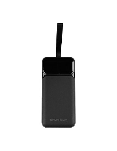 Power Bank, Портативна батарея 30.000 mAh, чорний - GP-30BQC (GRUNHELM)